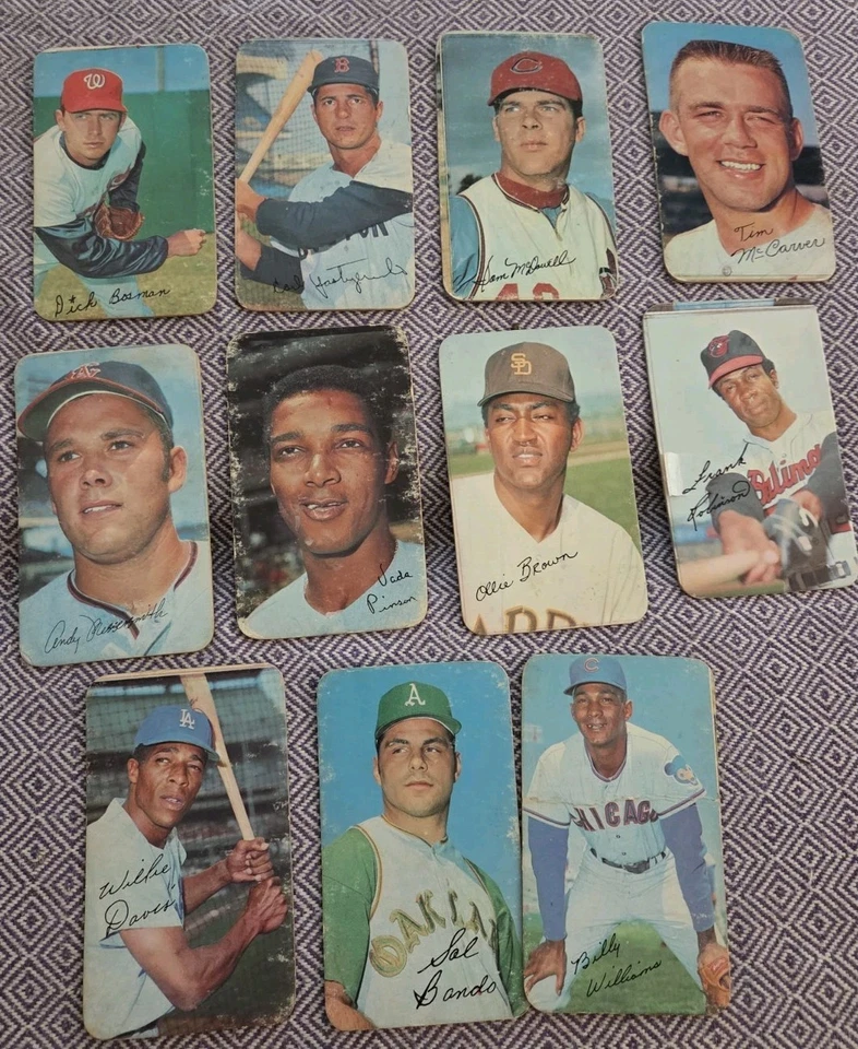 Lote de (130) tarjetas de béisbol Topps 1970 diferentes con estrellas y 11 super tarjetas.  Foto 2 de 4
