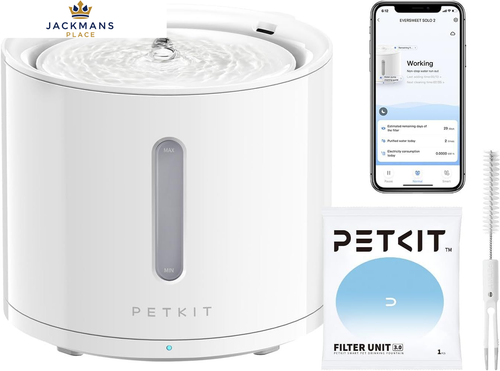 PETKIT Cat Water Fountain for Drinking, EVERSWEET SOLO 2, 18.5*18.5*16.4cm