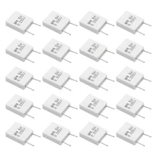 20 Pcs Ceramic Resistors, 5W 0.33 Ohm 5% Non-inductive Cement Ceramic Resistor