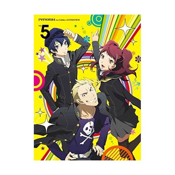 ANIMATION-PERSONA4 THE GOLDEN 5-JAPAN Blu-ray+CD Japan + Official Collectible