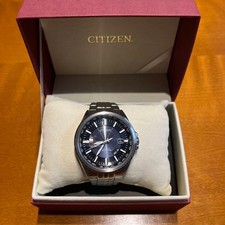 Excellent condition CITIZEN Eco Drive wristwatch dark blue