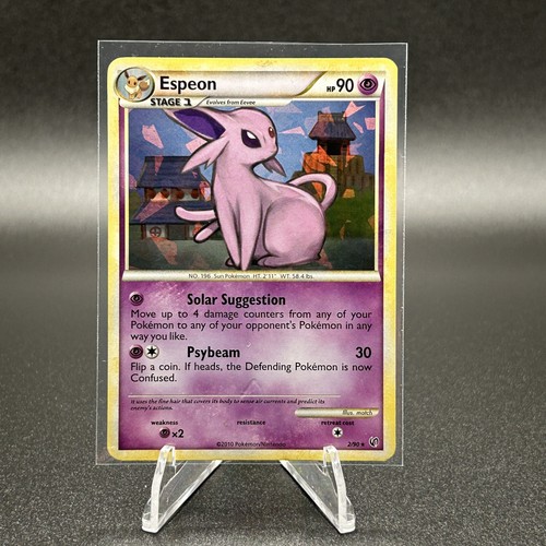 Pokémon TCG Undaunted Espeon 2/90 Cracked Ice Holo Rare VG