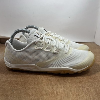 Merrell Trail Glove 5 Women Size 8.5 White Vibram Barefoot Shoes