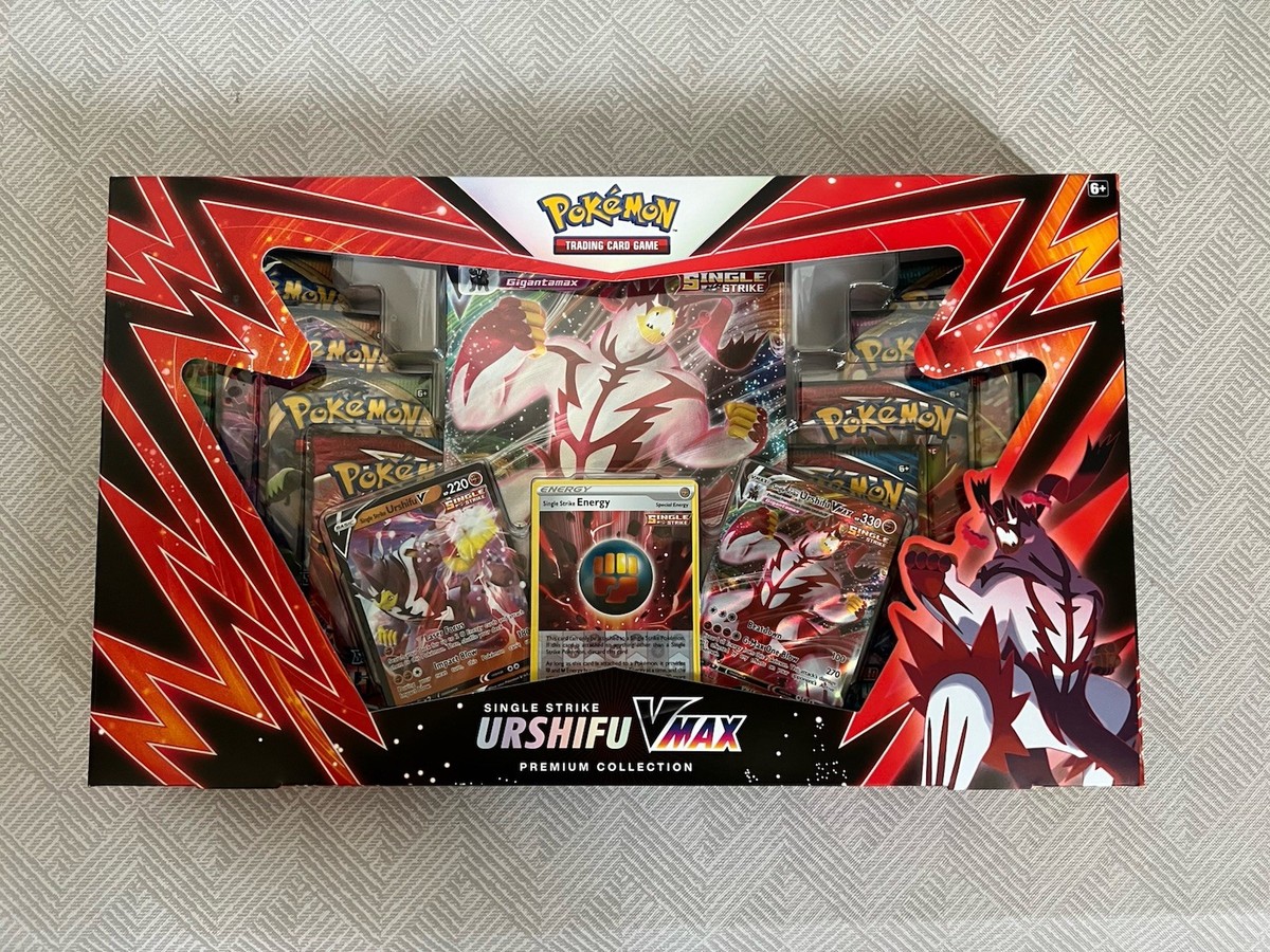 Pokémon TCG Urshifu Single Strike Vmax Premium Collection Box