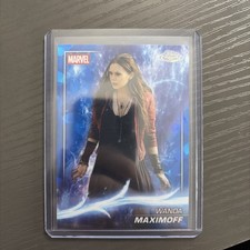 2025 Topps Chrome Marvel Studios Sapphire #52 Wanda Maximoff