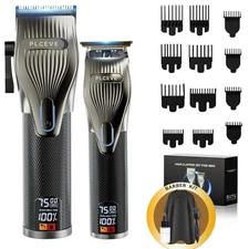 Hair Clipper for Men, Professional Electric Hair Cutting & Trimmers Set with 