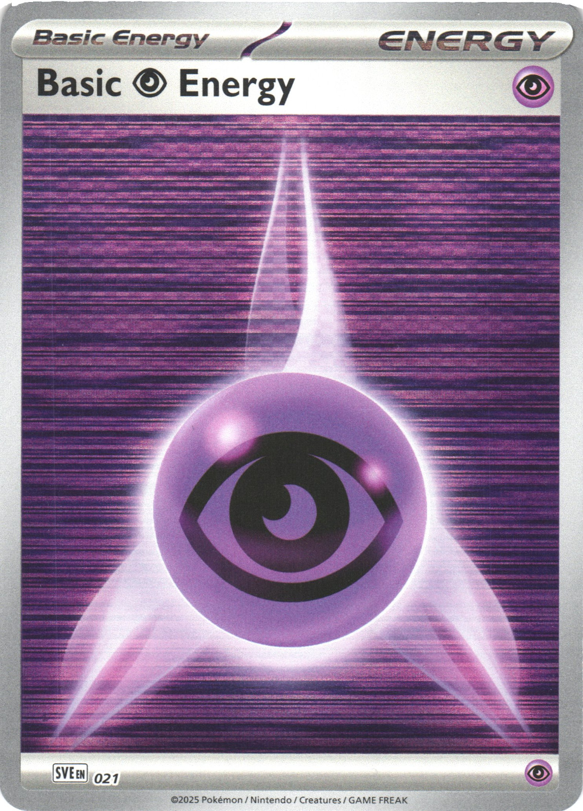 Pokemon Scarlet & Violet Holo Basic Basic psychic energy