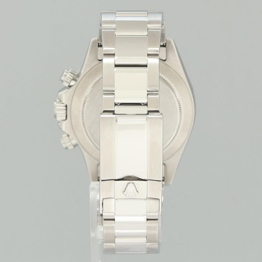 Rolex Daytona 116520 Pave Diamond Baguette Steel Chrono 40mm Watch Box image 5