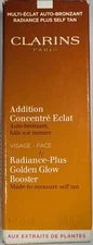 Clarins Face Radiance-Plus Golden Glow Booster, Auto-Bronzant, 0.5 oz.
