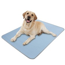Summer Dog Cooling Mat Washable Ice Silk Self Cool Pad for Medium Dogs and Ca...