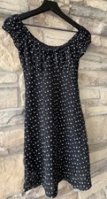 VTG 90s/Y2K Guess babydoll  Dress Black Floral Sheer Mesh Lined Small