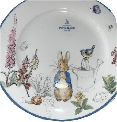 Beatrix Potter Peter Rabbit Dinner Plate by Zrike Watering Can
