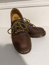 Vintage 90  s Dr Martens Women  s Oxford Shoes Brown Leather 1561/59 Size 5