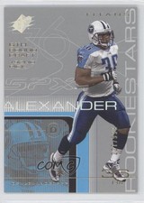 2001 SPx Rookie Stars 227/999 Dan Alexander (Facing Right Side of Card) #130 0a1. rookie card picture
