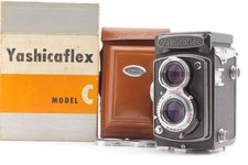  MINT w/ Case Box  Yashica Yashicaflex Model C 6x6 80mm F3.5 From JAPAN