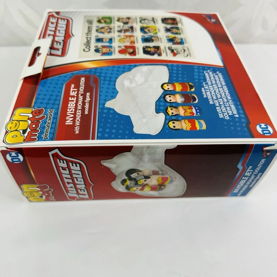 Pin Mates Liga de la Justicia Jet Invisible Mujer Maravilla Evolución EE Exclusivo Foto 4 de 4