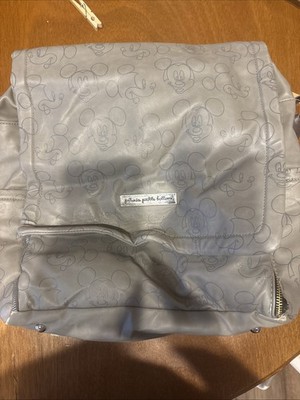 Petunia Pickle Bottom Meta Diaper Bag Backpack Disney Love Mickey Mouse Gray