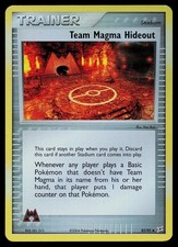 Pokemon Card - Team Magma Hideout Team Magma vs Team Aqua 83/95 Reverse Holo on eBay
