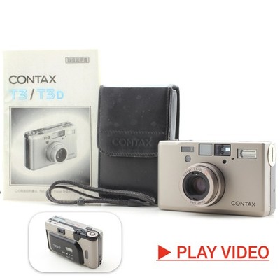 Contax T3 Point & Shoot Camera - Silver for sale online | eBay