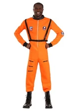 Exclusive Adult Classic Orange Astronaut Costume