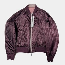100% AUTHENTIC DIOR REVERSIBLE SIZE 50 MENS L LARGE BOMBER JACKET OBLIQUE PINK
