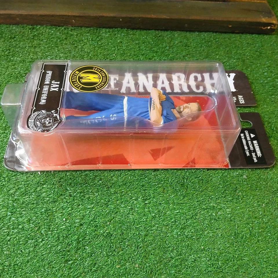 HIJOS DE LA ANARQUÍA PRISIÓN JAX UNIFORME AZUL A.F 2014 CON EXCLUSIVO SELLADO Foto 4 de 4