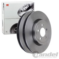 2X NK Bremsscheiben 345Mm BelÜFtet Vorne Passend FÜR Chrysler 300C | 209319