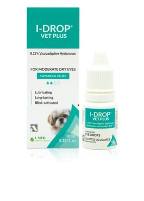 Dog Eye Drops 0.25% Hyaluronan Multi Dose Bottle 10 ml for Dry Eyes