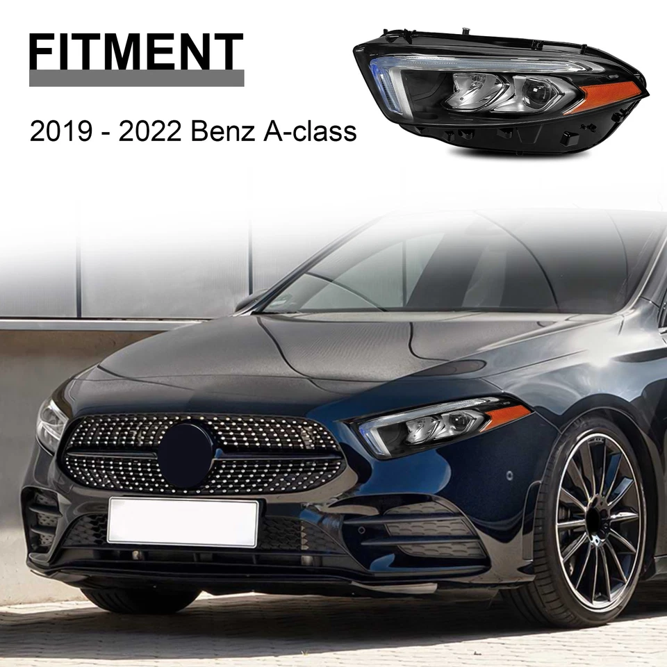 LED Headlight For 2019 2020 2021 2022 Mercedes Benz W177 A Class Left Driver Foto 2 de 4