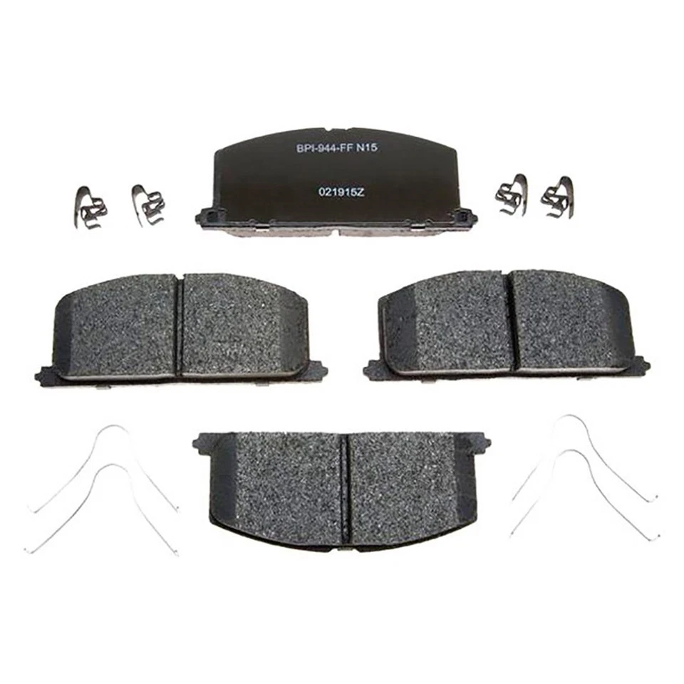 Kit pastillas de freno y zapatas de freno delanteras traseras metálicas para Toyota Corolla 1984-1985 Foto 3 de 4