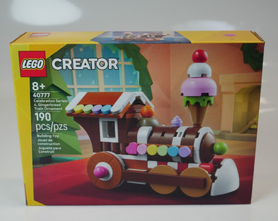 LEGO 40777 Creator Celebration Series Gingerbread Train Ornament -GWP Promo New!