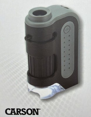 CARSON  MicroBrite  Pro 60-120x LED-Lighted Pocket Microscope *NEW*