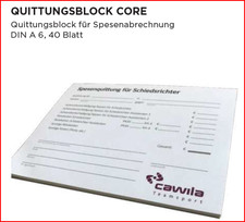 Cawila/B&D Quittungsblock Schiedsrichter 40 Blatt Fu&szlig;ball Training Spiel Verein