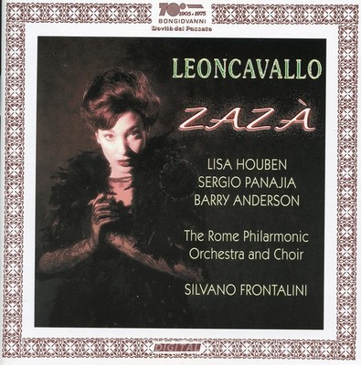 LEONCAVALLO / HOUBEN / MASTROMARINO / FRONTALINI - ZAZA NEW CD