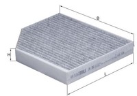 Mahle LAK 386 Filter, Innenraumluft FüR Audi,Audi (Faw),Porsche