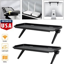 TV Computer Screen Caddy Top Shelf Desktop Stand Adjustable Storage Rack Holder