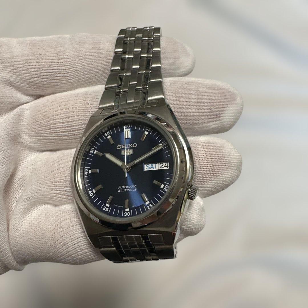 Seiko 5 Sports Silver Men's Watch - 7S26-02E0 for sale