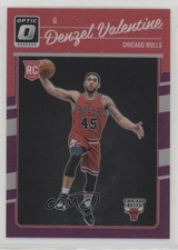 2016-17 Panini Donruss Optic Purple Prizm Denzel Valentine #163 j1r