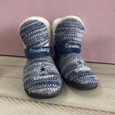 FOCO Dallas Cowboys Womens Slippers Size 7-8 Woman s