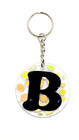 Vintage Letter "B" Keyring Keychain — photo 1