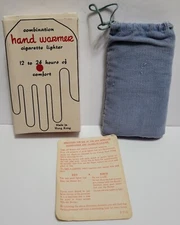 VINTAGE A.F.I. COMBINATION HAND WARMER CIGARETTE LIGHTER ***NEW IN BOX***