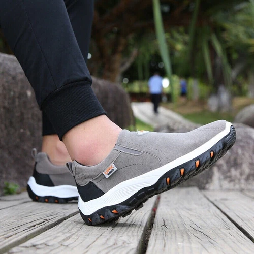 Mens Casual Breathable Loafers Shoes Running Walking Slip on Sports Sneakers Gym - Bild 9 von 49