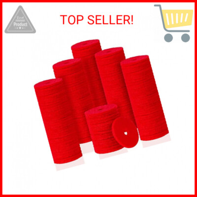100 Pieces Sewing Machine Spool Pin Felt Pad Red Spool Pin Felts Thread Spool Pi