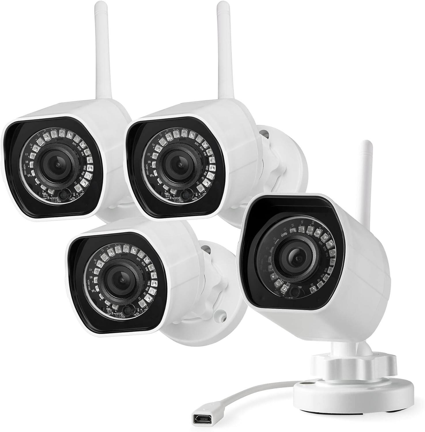 Zmodo 1080p Outdoor Security Camera WiFi IP Cameras with Nig