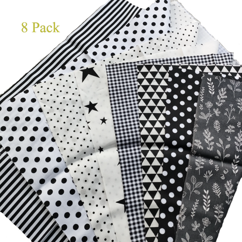 10 Pack 100% Cotton Fabric Bundles Craft Sewing Floral Material DIY Fat Quarter - Picture 15 of 15