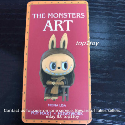 パリ ルーブル美術館限定 LABUBU ブックマーク モナリザ POPMART Labubu The Monsters Art Series MONA LISA – TOYSEZ