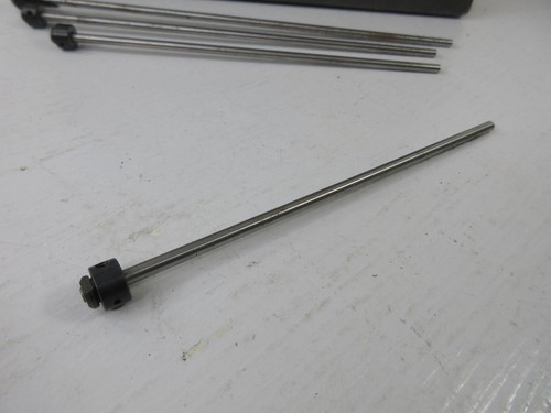 Mitutoyo Depth Gauge Micrometer .001" Ratchet Thimble Set Kit w/ 5 Rods, Case - Picture 7 of 11