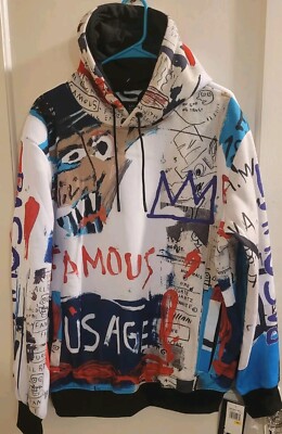 Members Only Hoodie / Jacket Size Medium Jean-Michael Basquiat