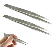 Tweezers AA Set of 2 Pattern 5" Non Magnetic Jewelry Swiss Boley Style