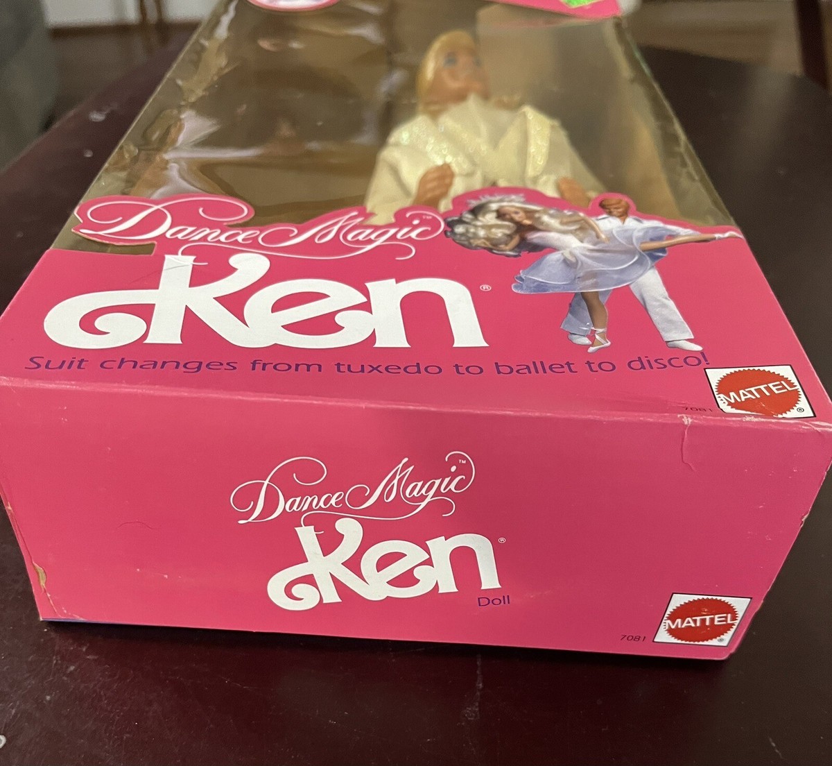 1989 Vintage DANCE MAGIC KEN Doll Ballet to Disco Hair Changes